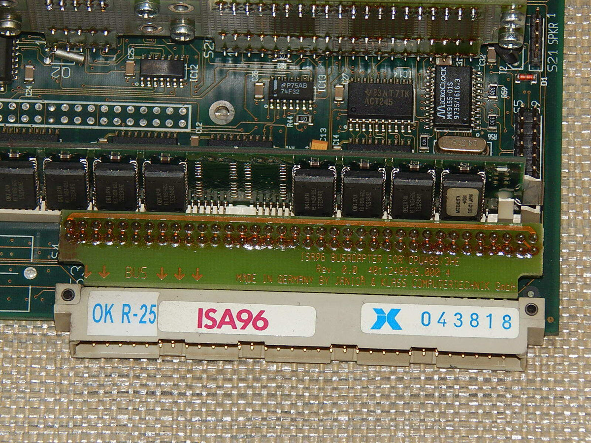  Janich & Klass AMT Board ISA96 CPU486/3HE   Rev.0.0  401.248646.000 4 