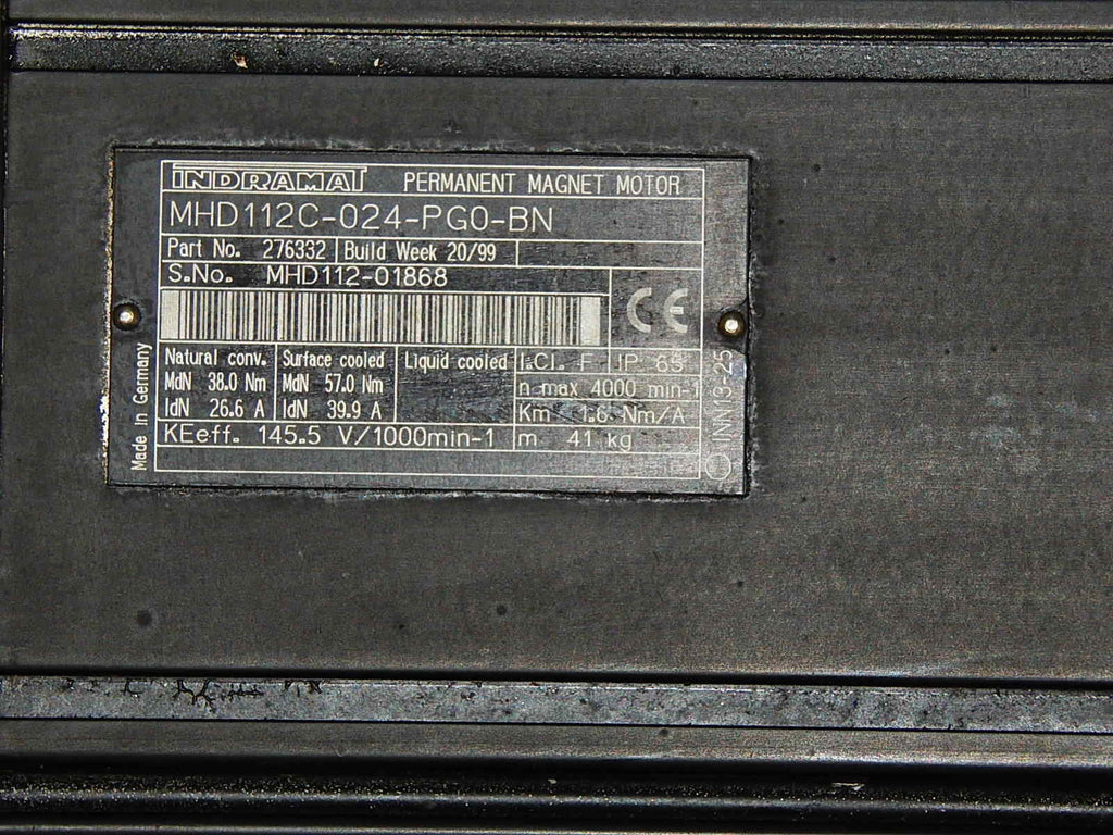 REXROTH INDRAMAT  MHD112C-024-PG0-BN