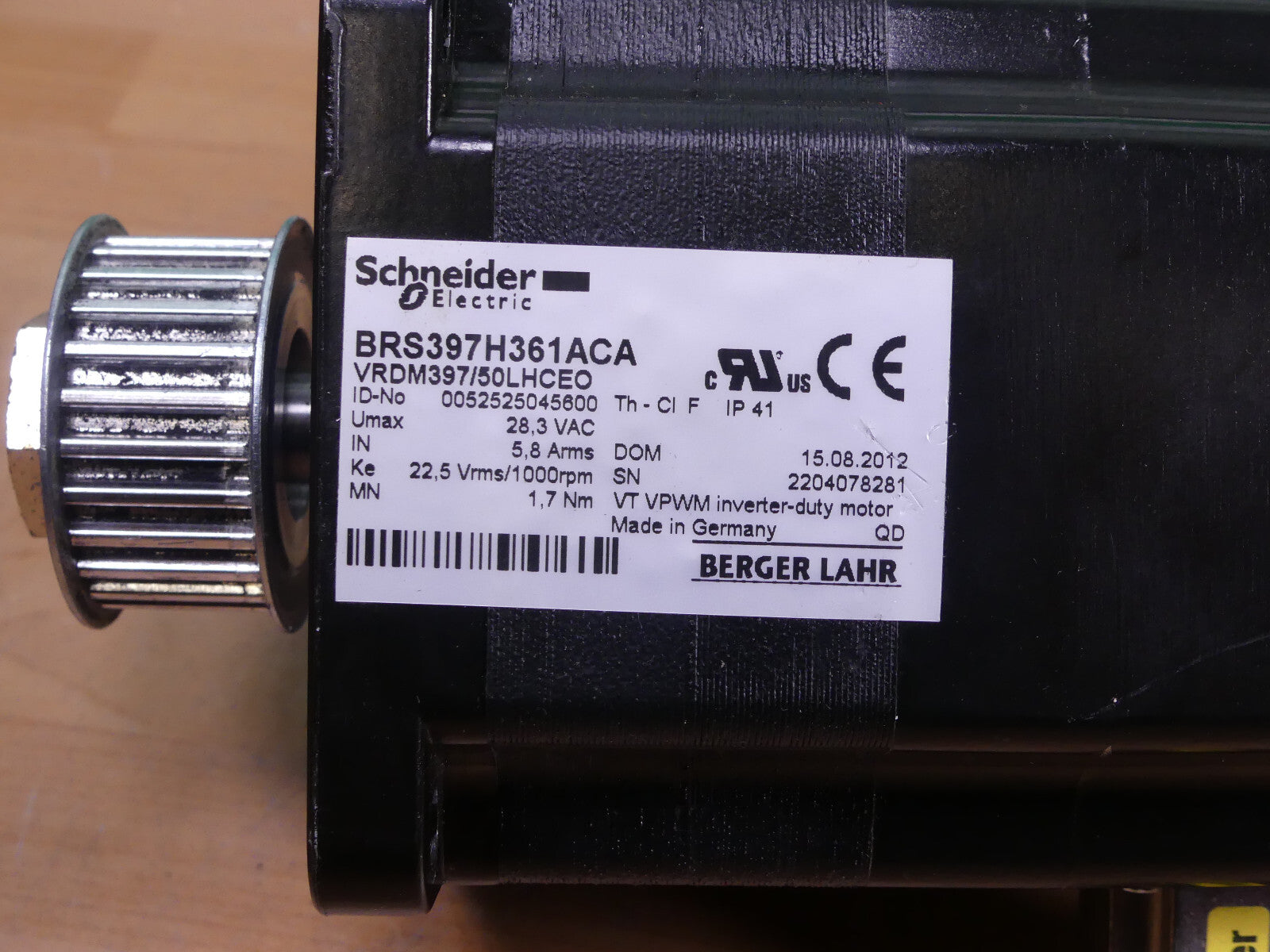 Schneider Berger Lahr  BRS397H361ACA motor s.Bilder