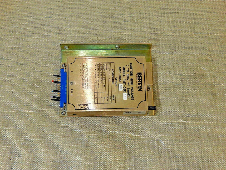  Bertan  PMT-05C N-1 High Voltage Power Supply Ohne Kabel used s.Bilder