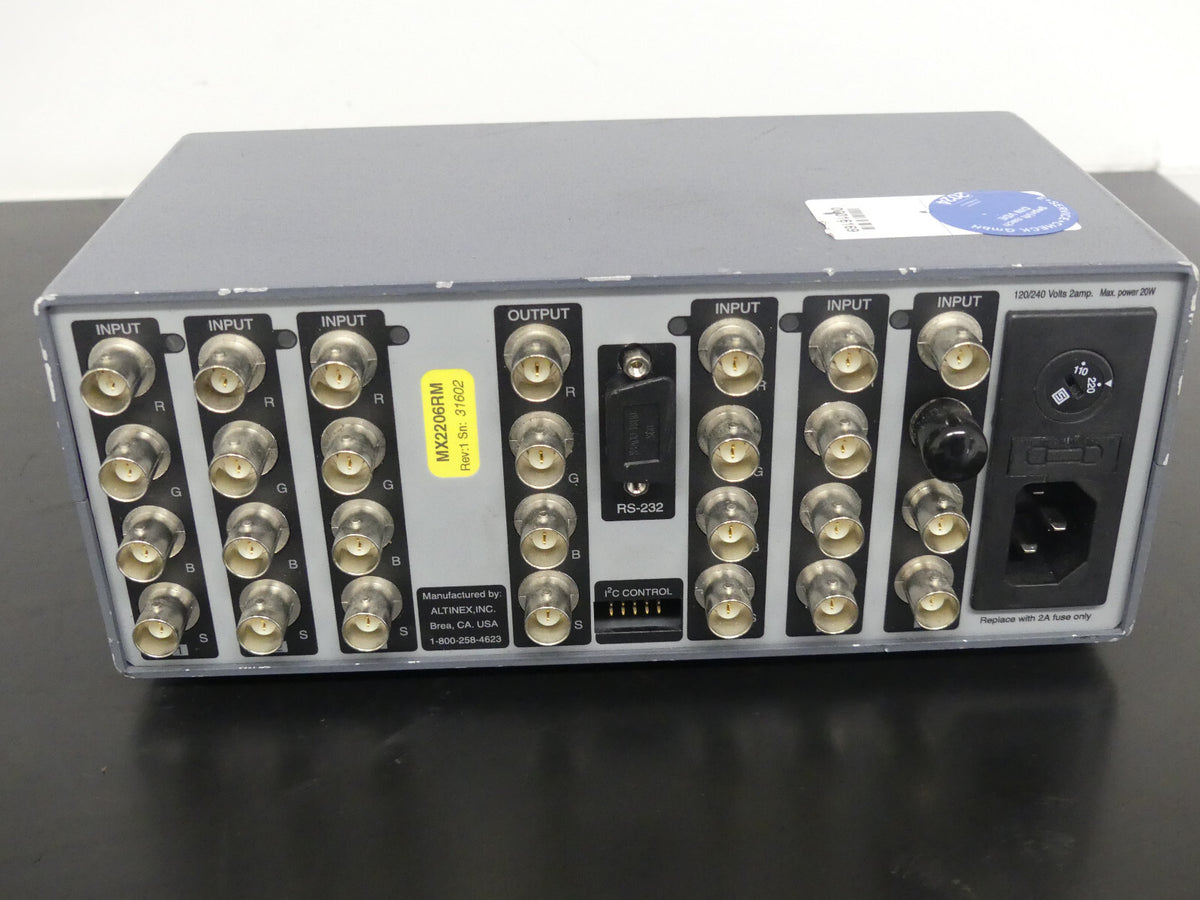 ALTINEX MX2206RM HOCHAUFLÖSENDER SCHALTER s.Bilder