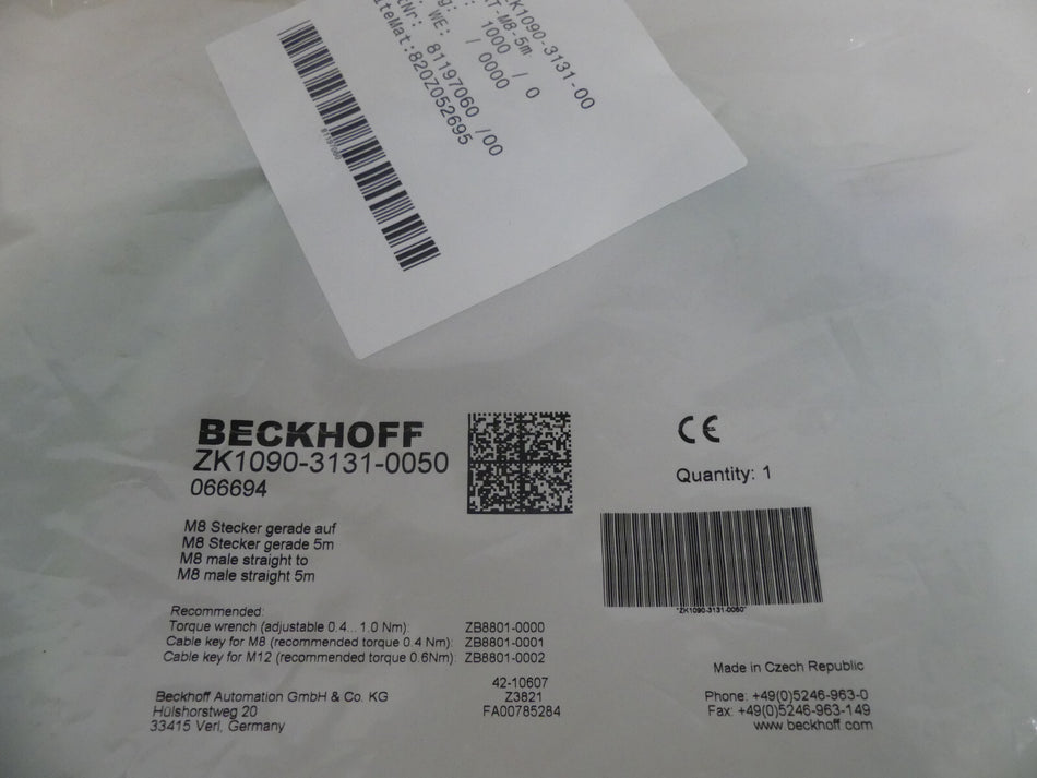 BECKHOFF ZK1090-3131-0050