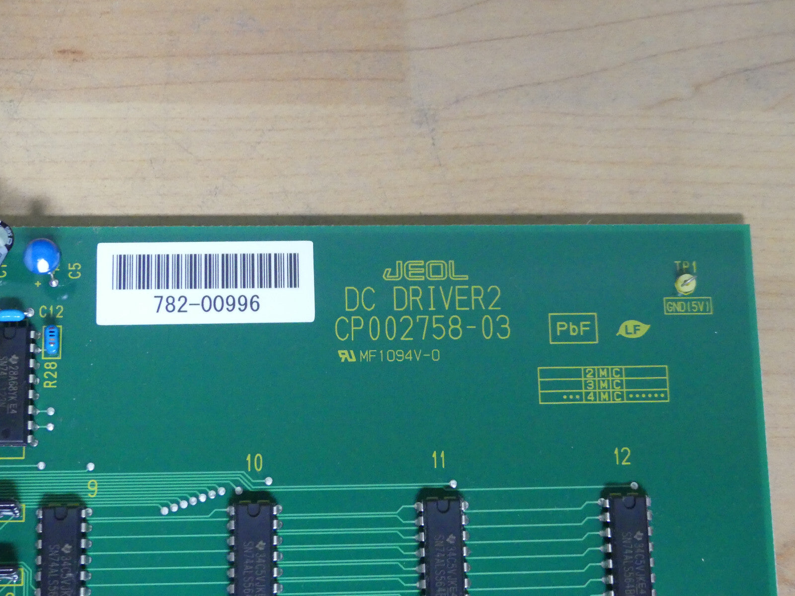 JEOL DC DRIVER2 CP002758-03