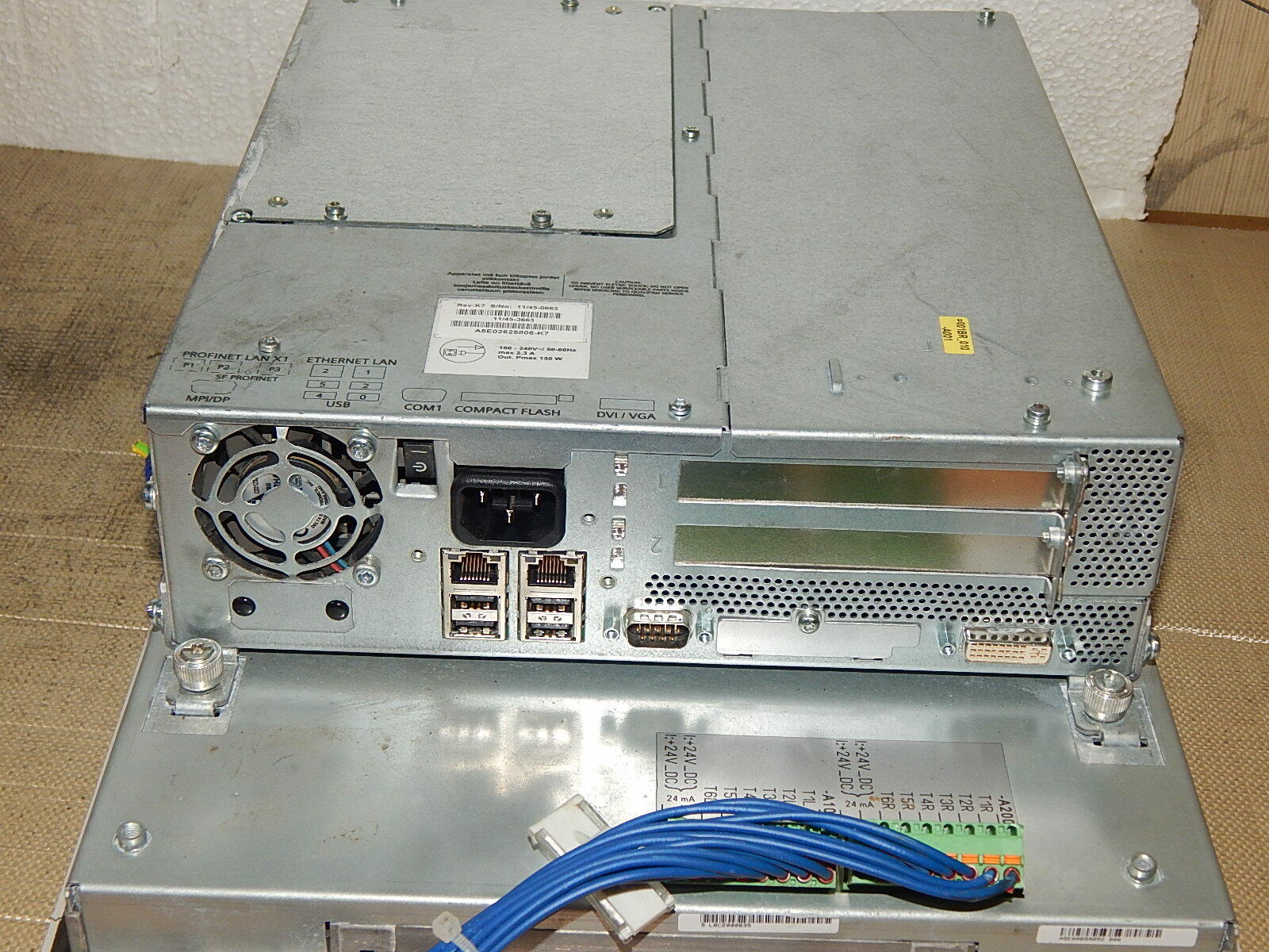 Siemens Simatic Panel PC 677B (AC) 15 Touch A5E02486984 Bildschirm riß s.Bilder