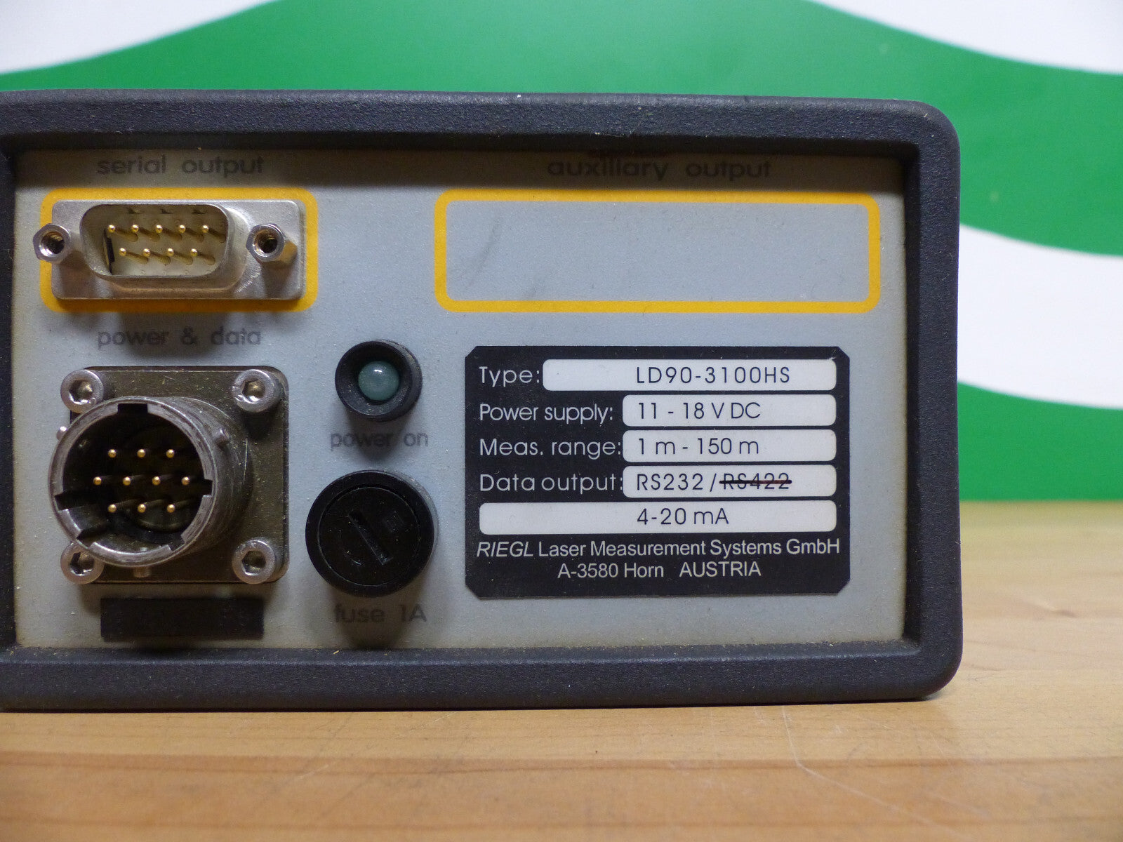 RIEGL LD90-3100HS  Laser Measurement System