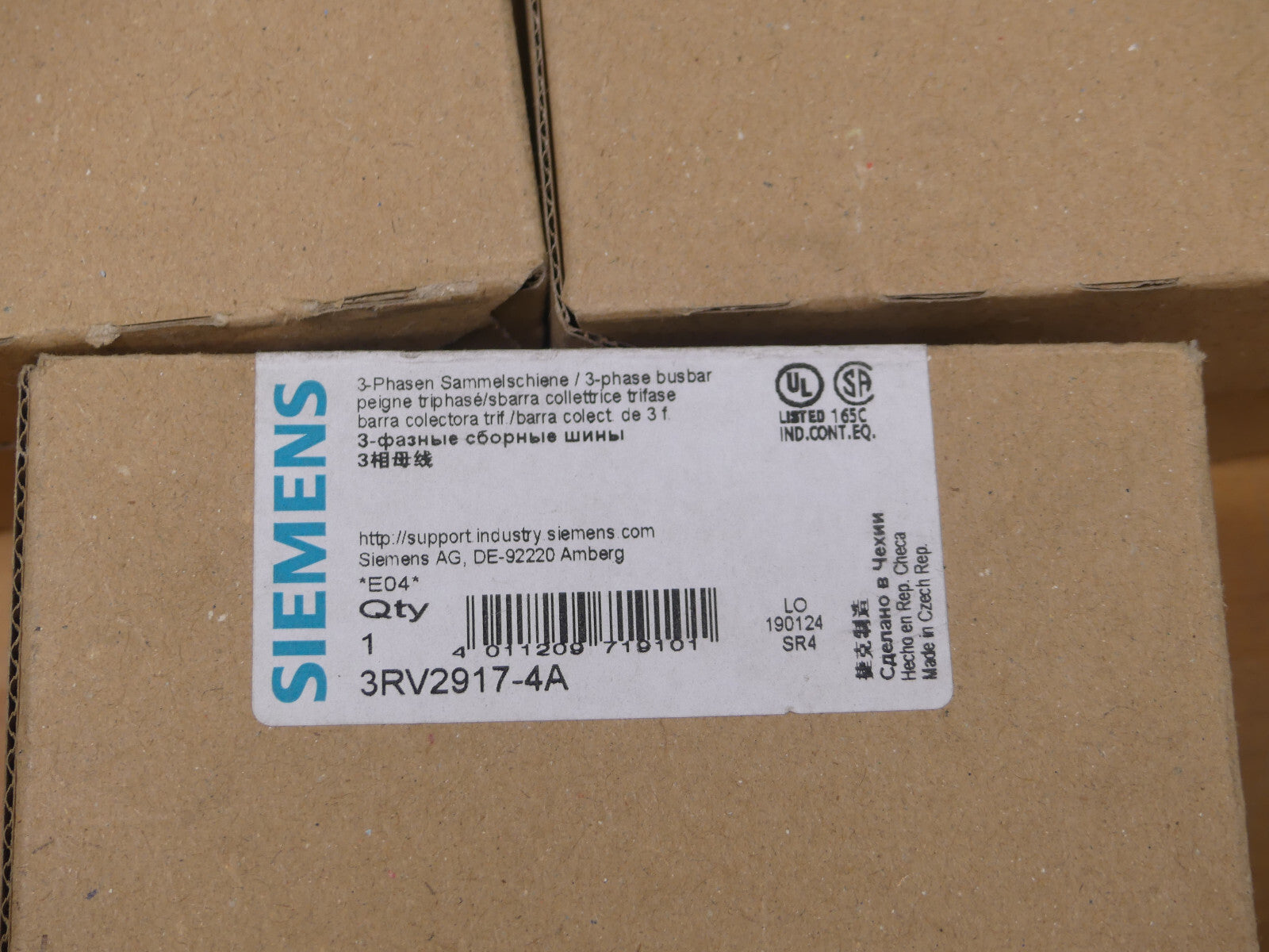 3X SIEMENS 3RV2917-4A