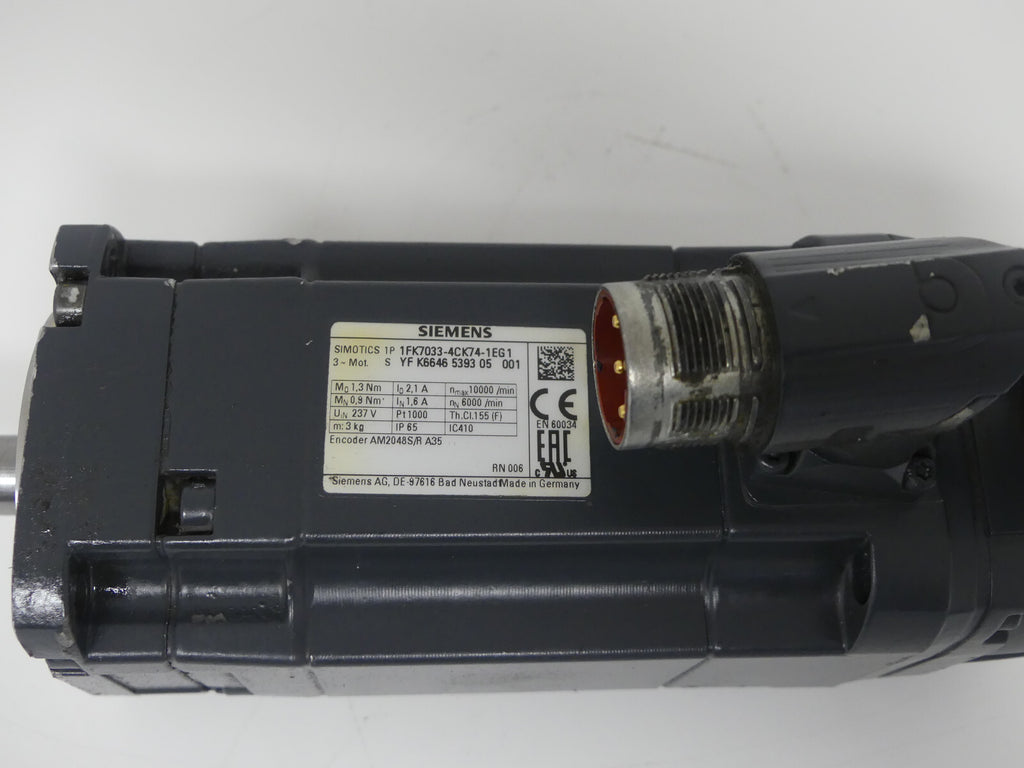 Siemens Servomotor 1FK7033-4CK74-1EG1