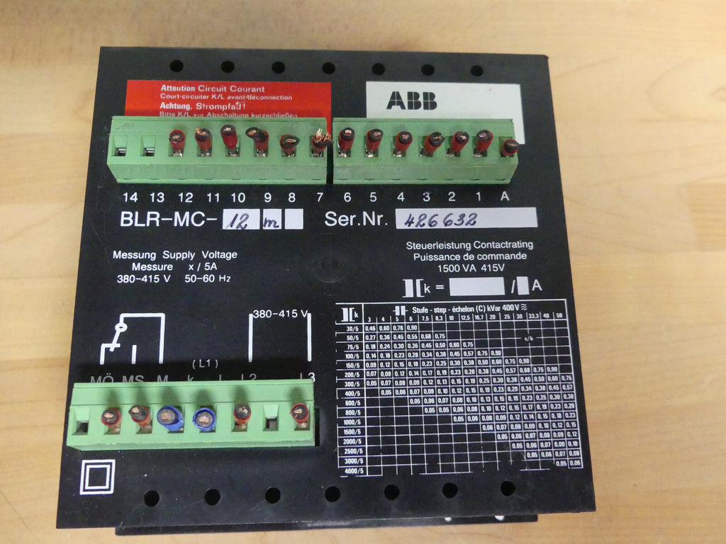 ABB BLINDLEISTUNGSREGLER BLR-MC-12m