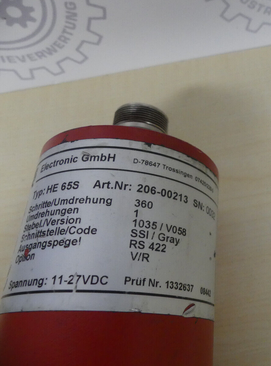 TR Electronic Typ: HE 65S Art.Nr: 206-00213