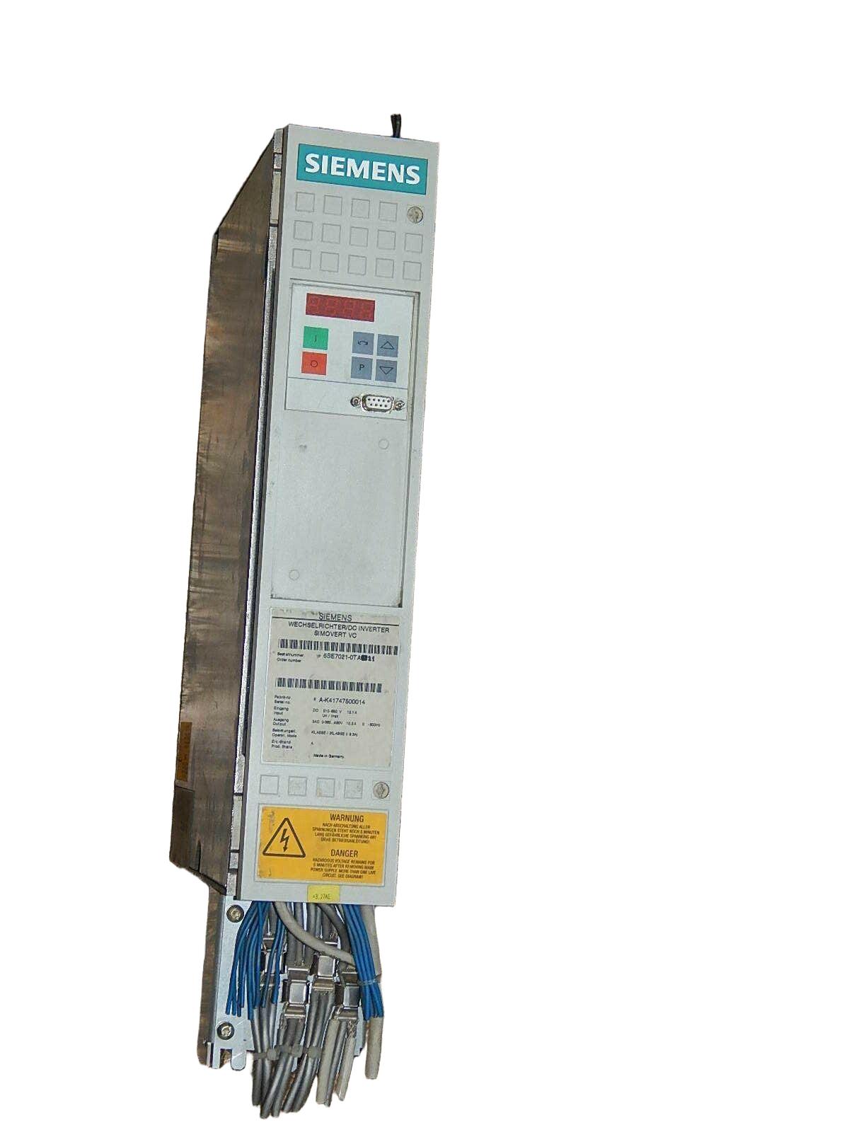  Siemens  Wechselrichter / DC Inverter 6SE7021-0TA21  used s.Bilder