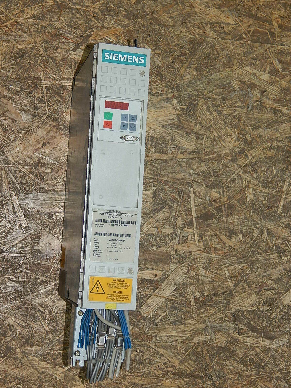  Siemens  Wechselrichter / DC Inverter 6SE7021-0TA21  used s.Bilder