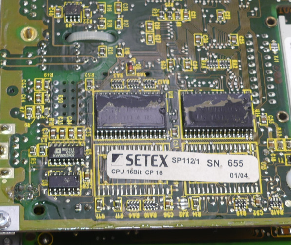 SETEX CPU CP16  SP112+SP113 MIT BG500004