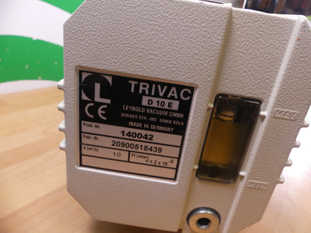Leybold Trivac D10 E s.Bilder