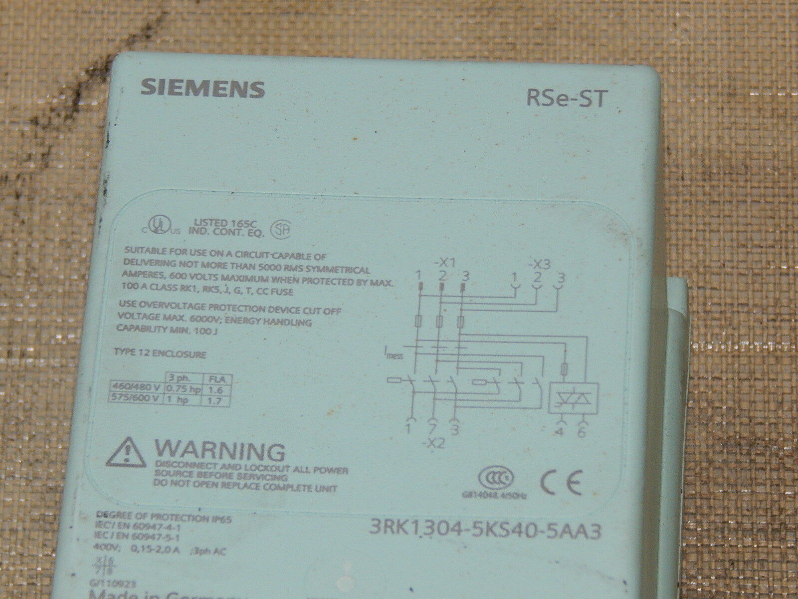 Siemens  RSe-ST 3RK1304-5KS40-5AA3 used