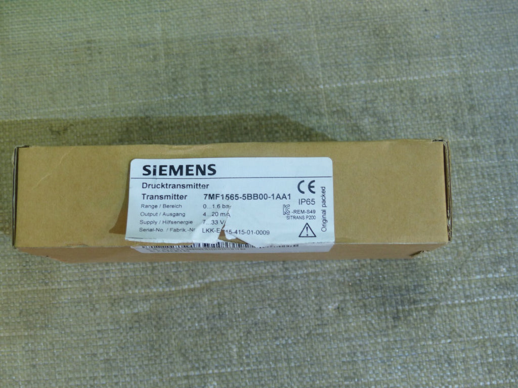 Siemens Drucktransmitter 7MF1565-5BB00-1AA1 s.Bilder