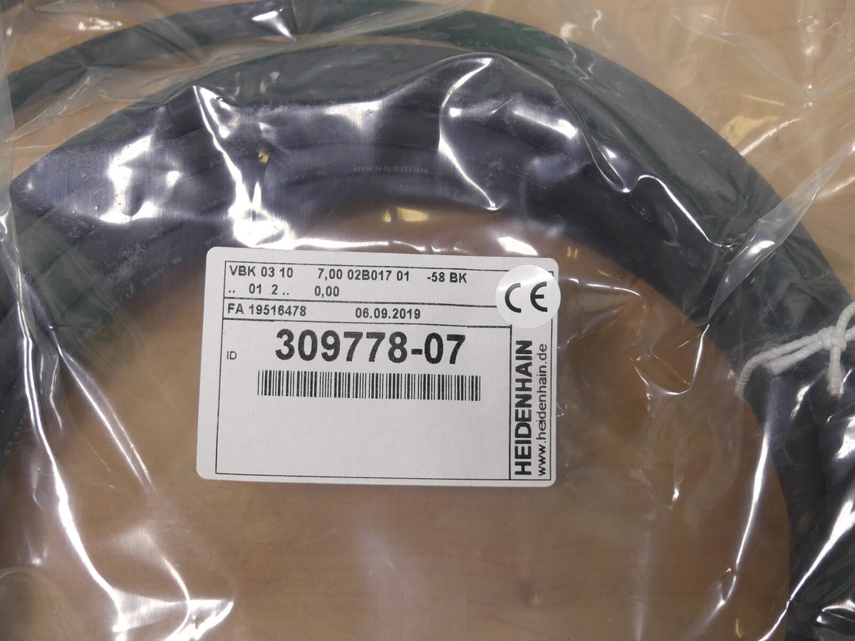 HEIDENHAIN VBK 03 10 7,00 02B017 01 -58 BK  VBK03107,0002B01701-58BK  309778-07