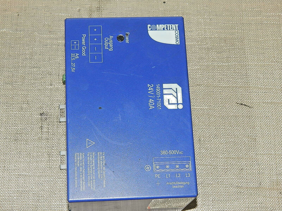 Competent Cosmo Power Supply 24V/40A  149001-71001 Used