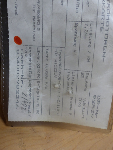 indramat mac90b-0-pd-3-c/110-b-0/ei522lv used s.Bilder
