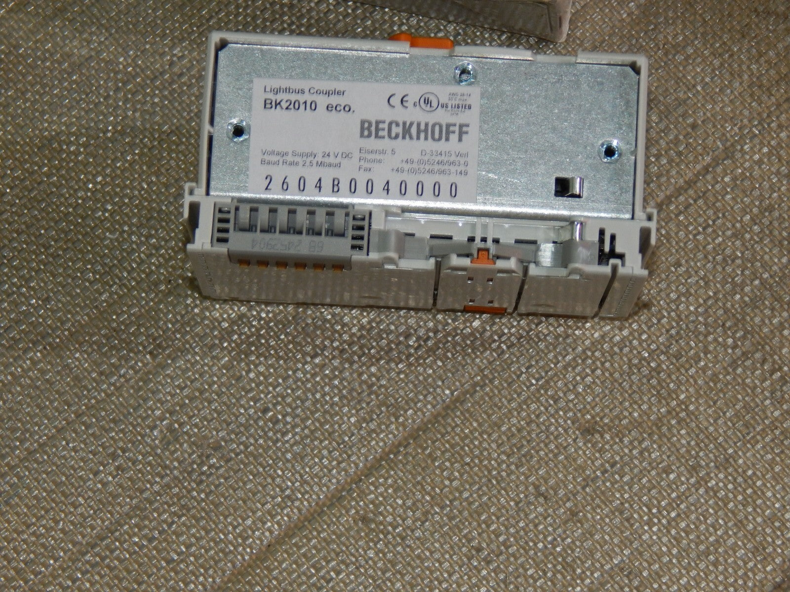  BECKHOFF Bus Koppler  BK2010