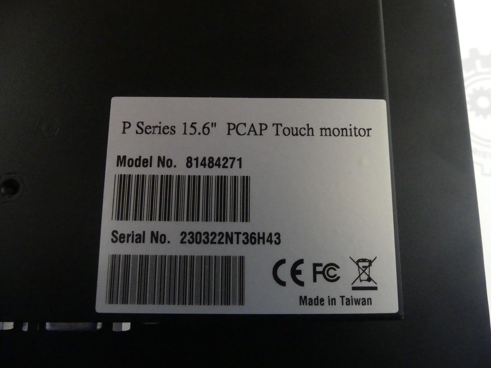 Nextech P Series 15.6'' PCAP Touch Monitor