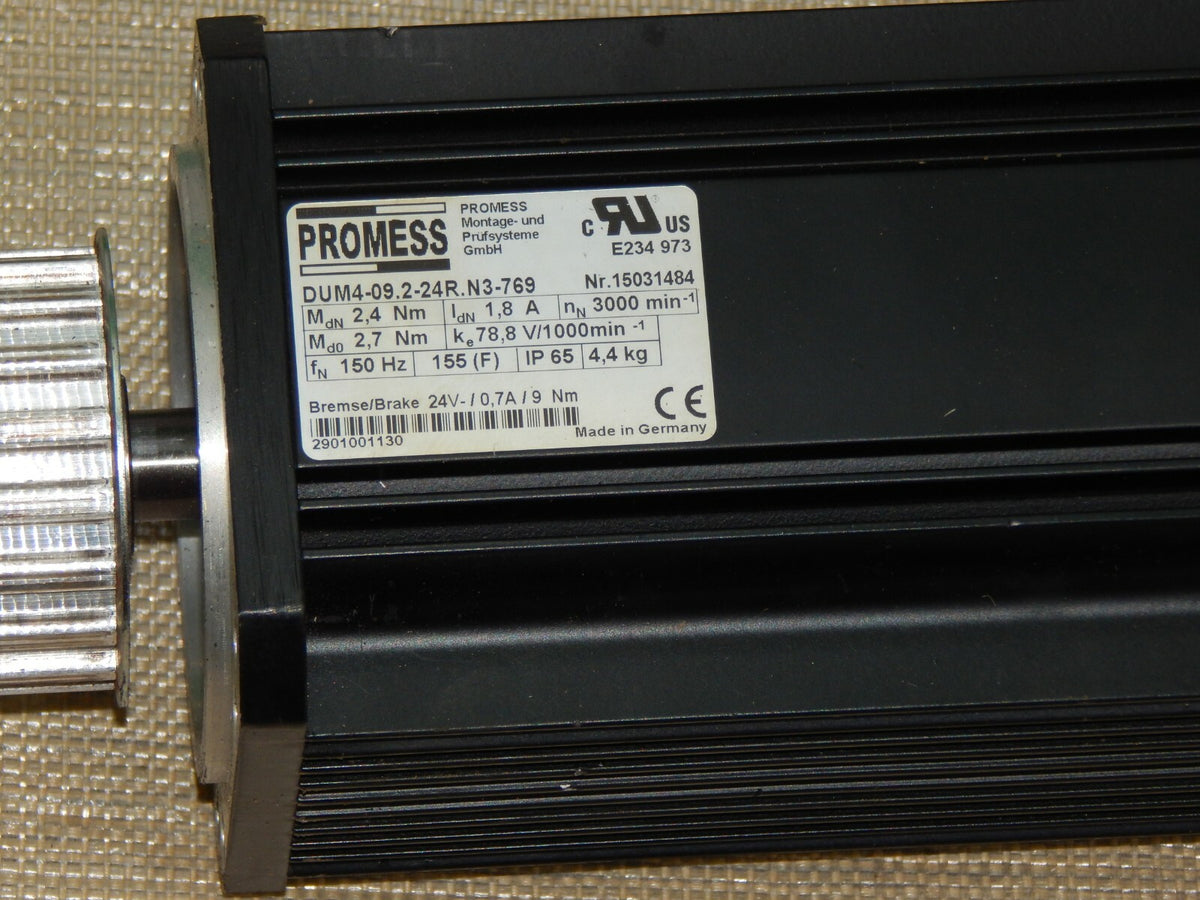 Promess DUM4-09.2-24R.N3-769 Servomotor used