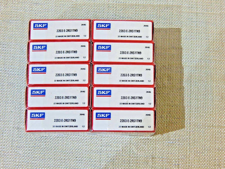 10x SKF KUGELLAGER, 2203E-2RS1TN9 OVP