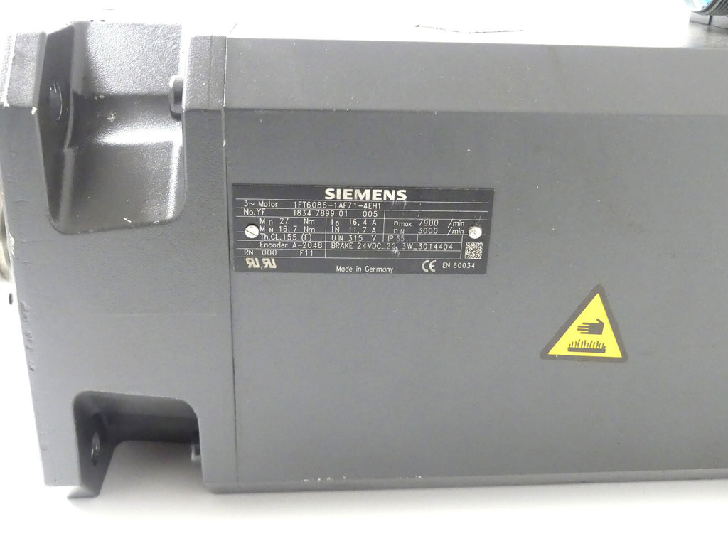 Siemens Servomotor 1FT6086-1AF71-4EH1