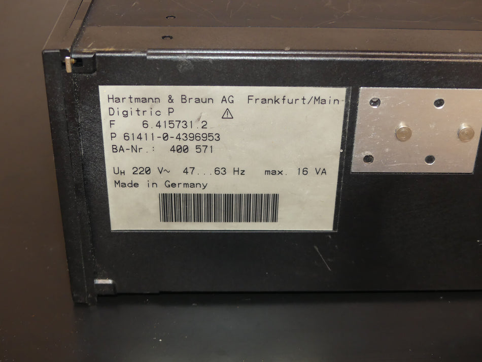 Hartmann & Braun Digitric P Kompaktregler used s.Bilder