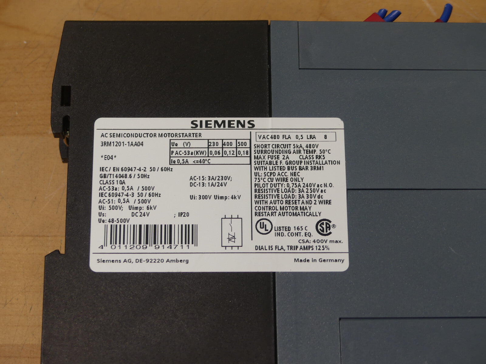 Siemens Sirius  3RM1201-1AA04