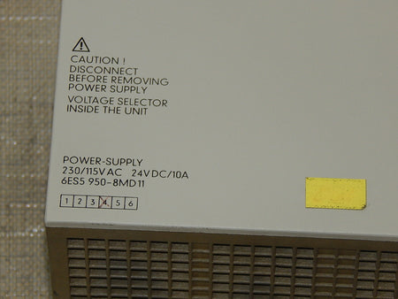  Siemens S5 6ES5950-8MD11 / 6ES5 950-8MD11 (leicht bruch) Power Supply s.Bilder 
