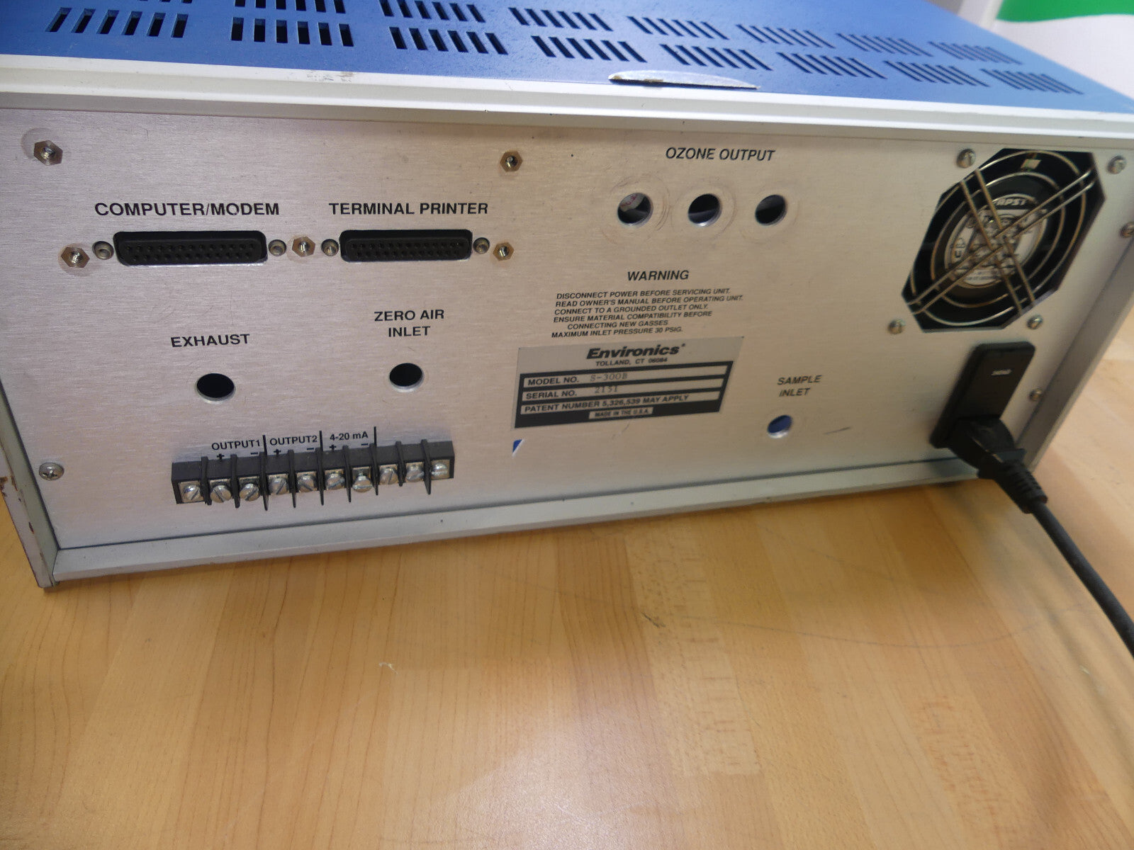 Environics Computerized ozone Analyzer series 300 S-300B used s.Bilder