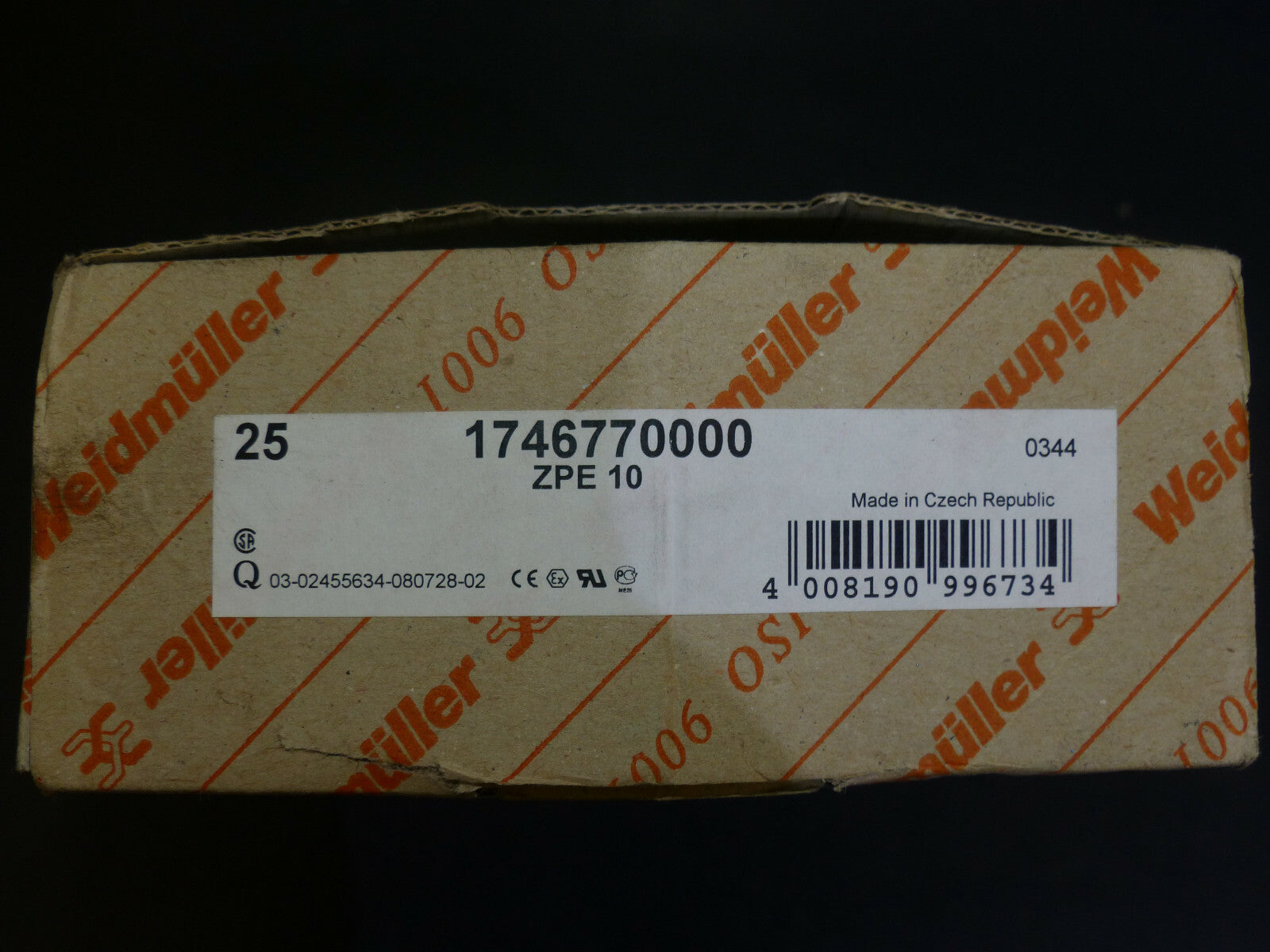 22x Weidmüller ZPE 10 s. Bilder