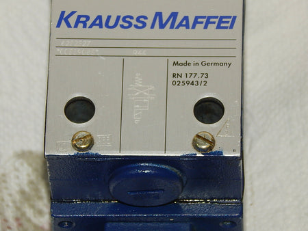  Sicherheitsventil HV10, Krauss Maffei Nr. 6252527, RN 177.73 025943/2 used