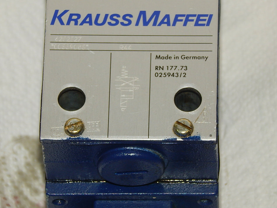  Sicherheitsventil HV10, Krauss Maffei Nr. 6252527, RN 177.73 025943/2 used