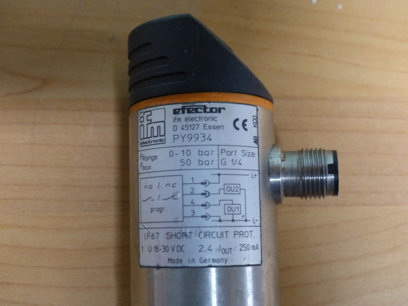 ifm e Drucksenssor  PY9934 used