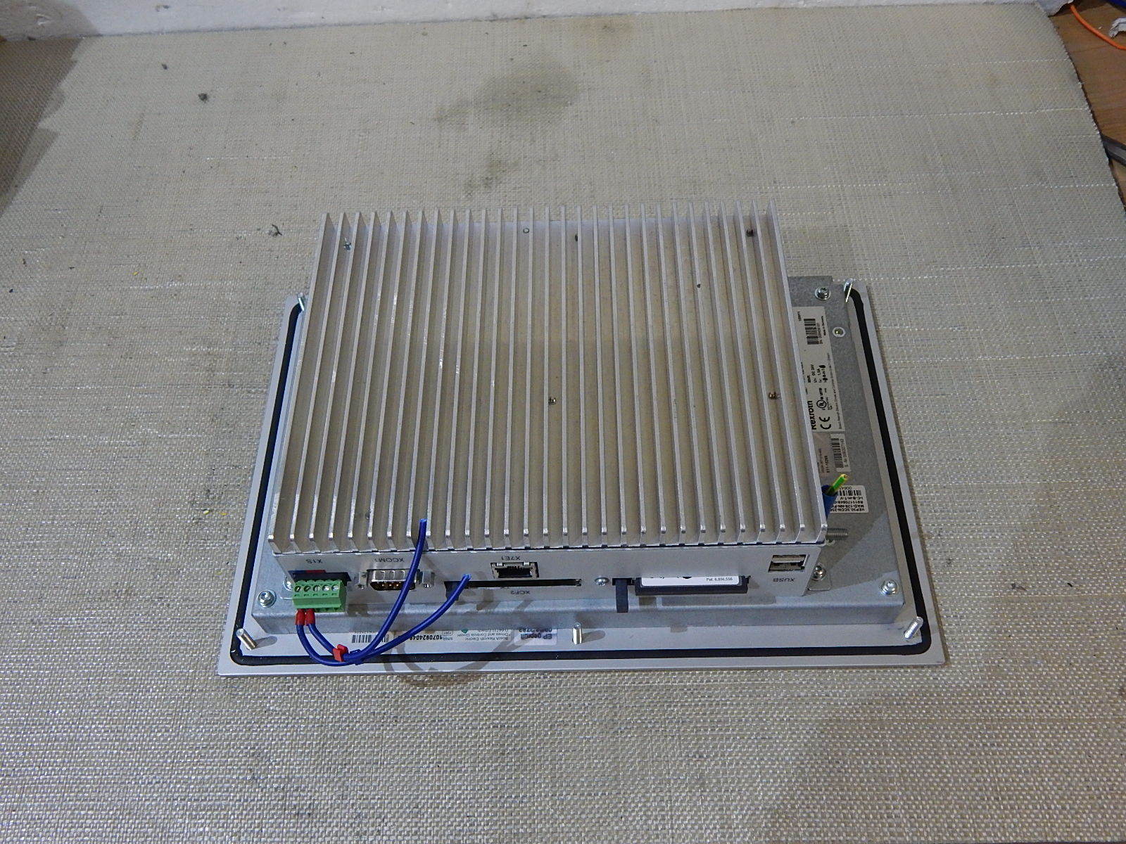 Rexroth IndraControl  VEP 30  VEP30.3CCN-256NN-MAD-128-NN-FW  Terminals Used