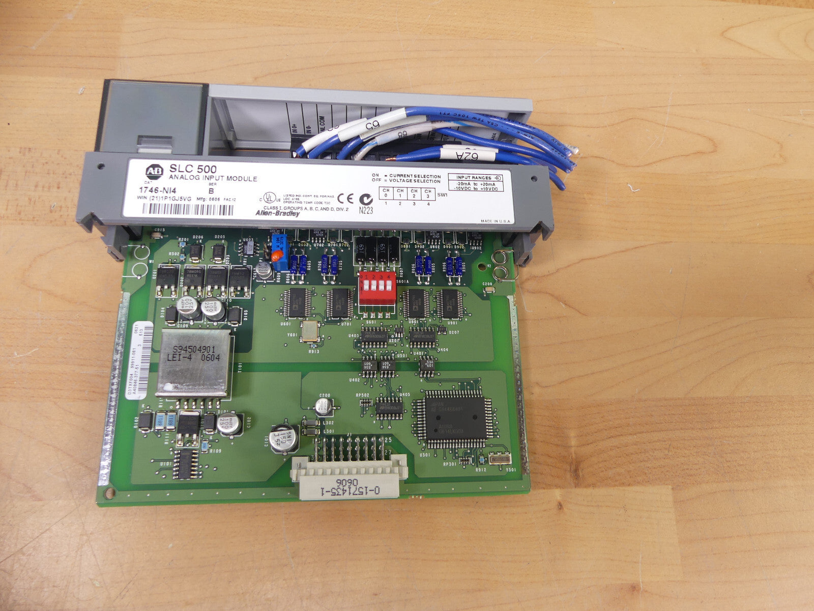 ALLEN BRADLEY 1746-NI4   1746NI4, SLC 500 analog Eingangsmodul