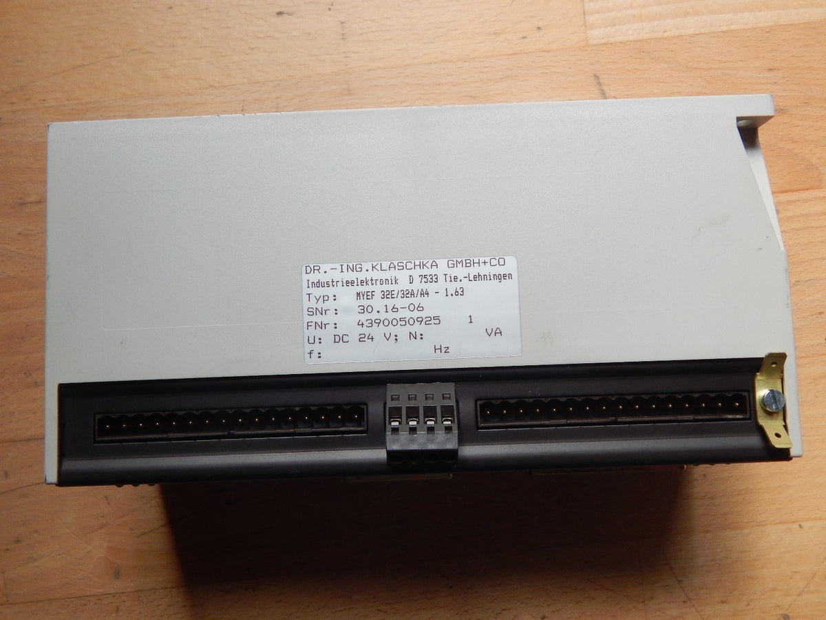 Klaschka Industrieelektronik  MYE 32E/32A/A4-1.63/Sach-Nr.30.16-06