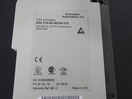 SCHNEIDER  TSX COMPACT DA0 216/AS-BDA0-216