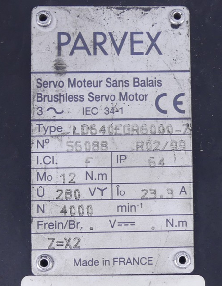 PARVEX LD640EGR6000-Z