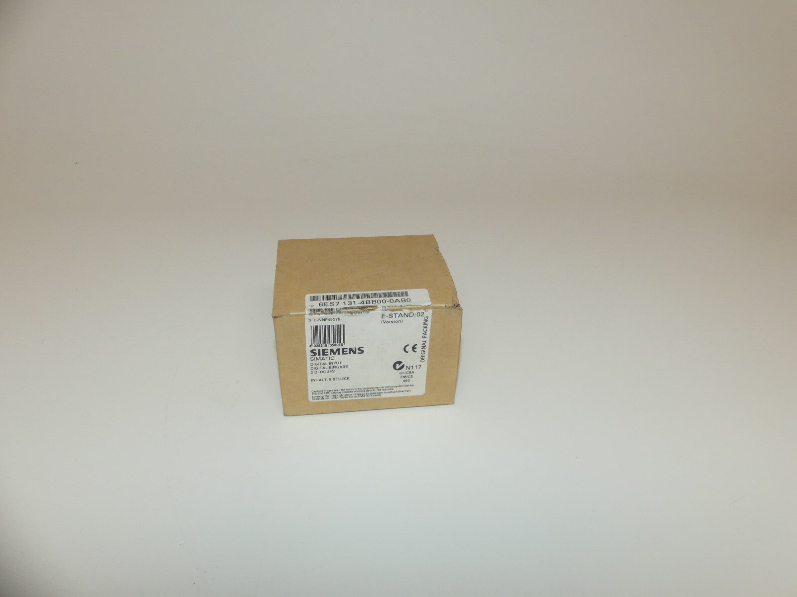 Siemens 6ES7 131-4BB00-0AB0    6ES7131-4BB00-0AB05er Pack