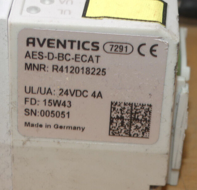 AVENTICS  AES-D-BC-ECAT R412018225 2X R422103002 10X R422103006 4X R422103006