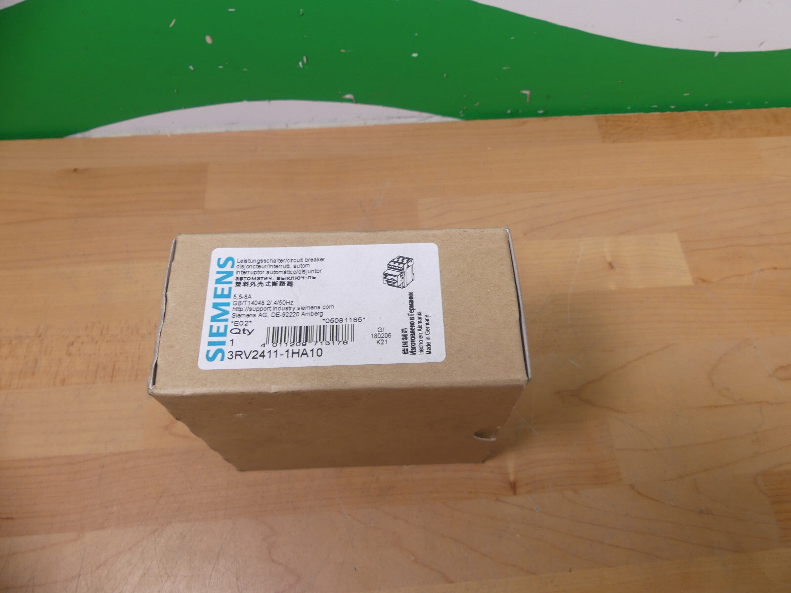 Siemens Dig.Industr. Leistungsschalter 3RV2411-1HA10