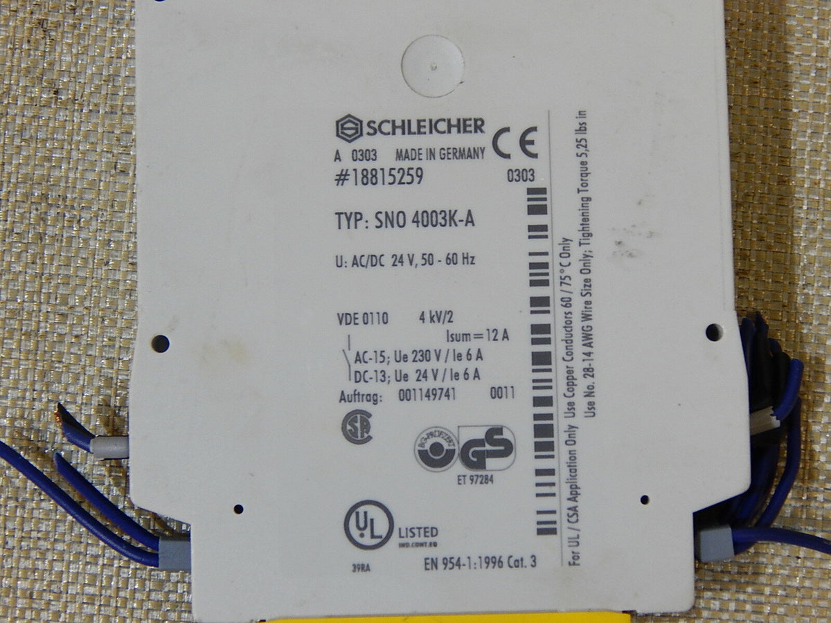 Schleicher SNO 4003K-A Used
