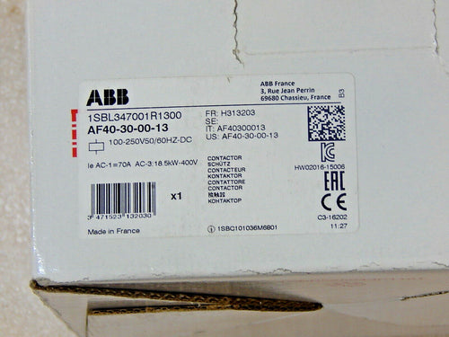 ABB AF40-30-00-13 contactor New
