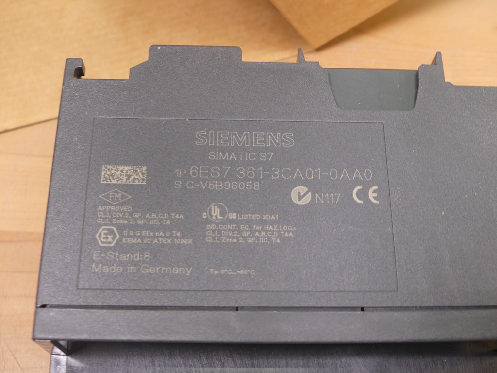SIEMENS SIMATIC S7 6ES7 361-3CA01-0AA0   6ES73613CA010AA0