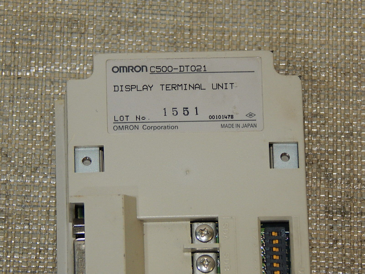 Omron C500-DT021 Display Terminal Einheit  used