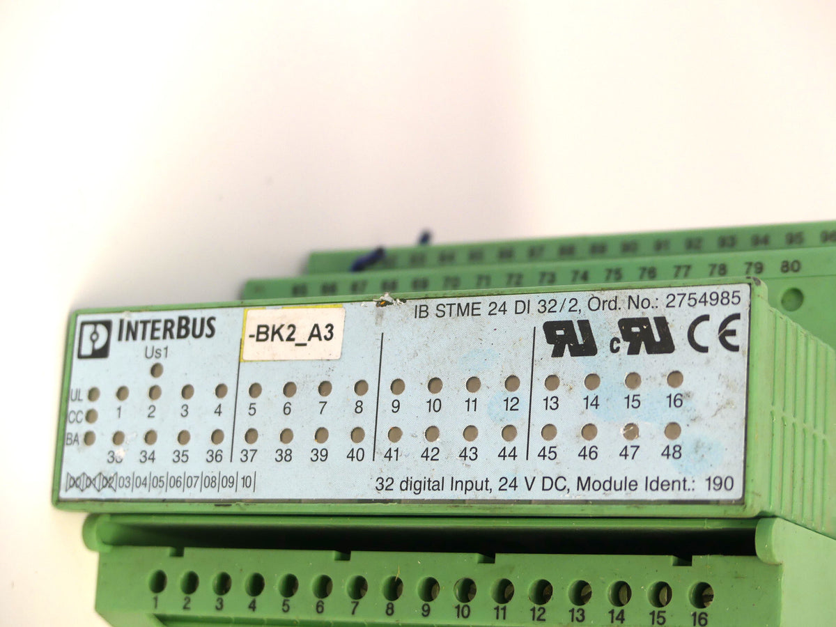 Phoenix Contact Interbus IB STME 24 DI 32/2 Ord.-No. 2754985