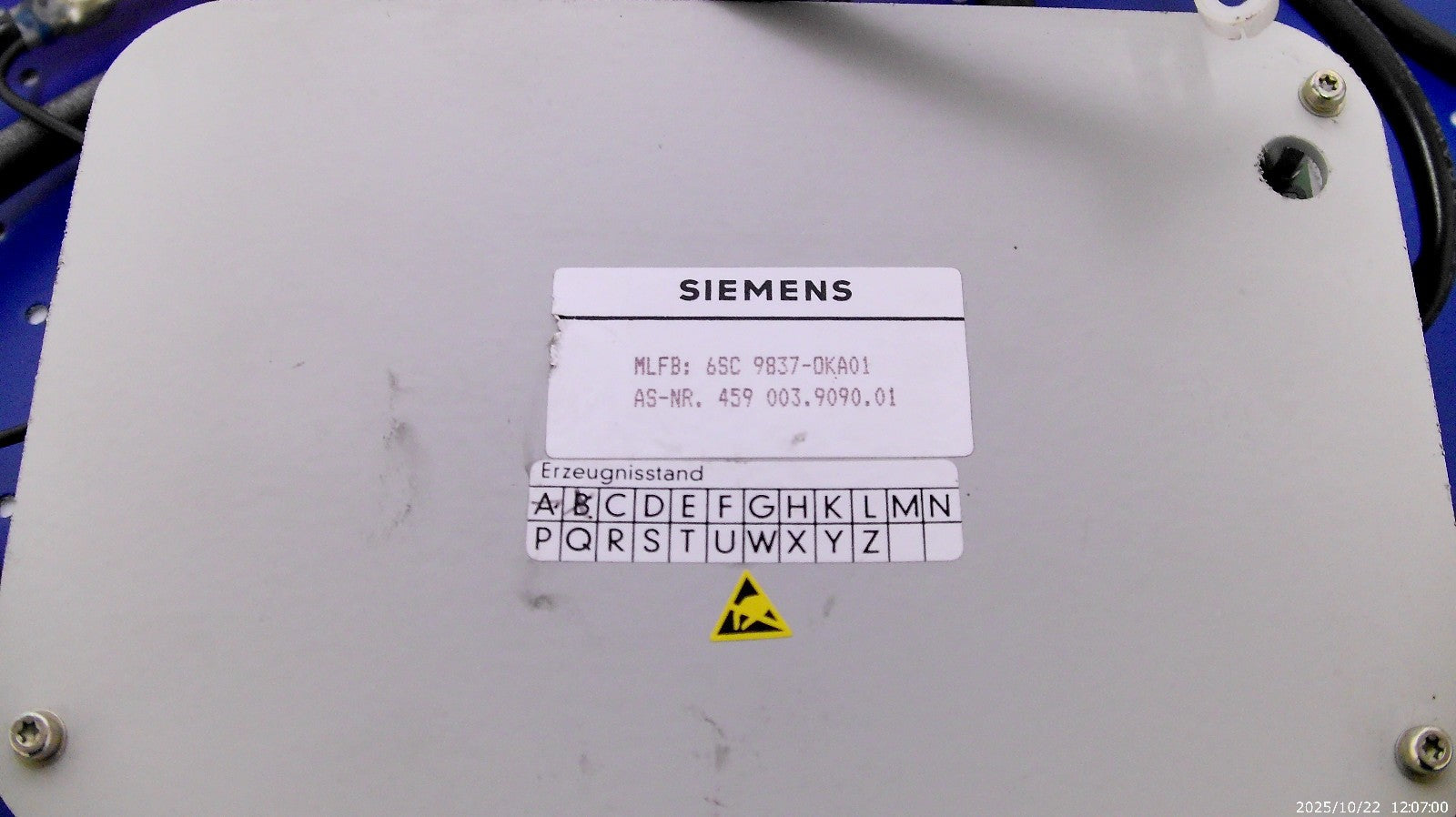 Siemens 6SC 9837-0KA01