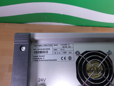 TOPEX TOP 7200/7250 Steuerung für Etikettiermaschine Industrie PC E/A HW V 1.3